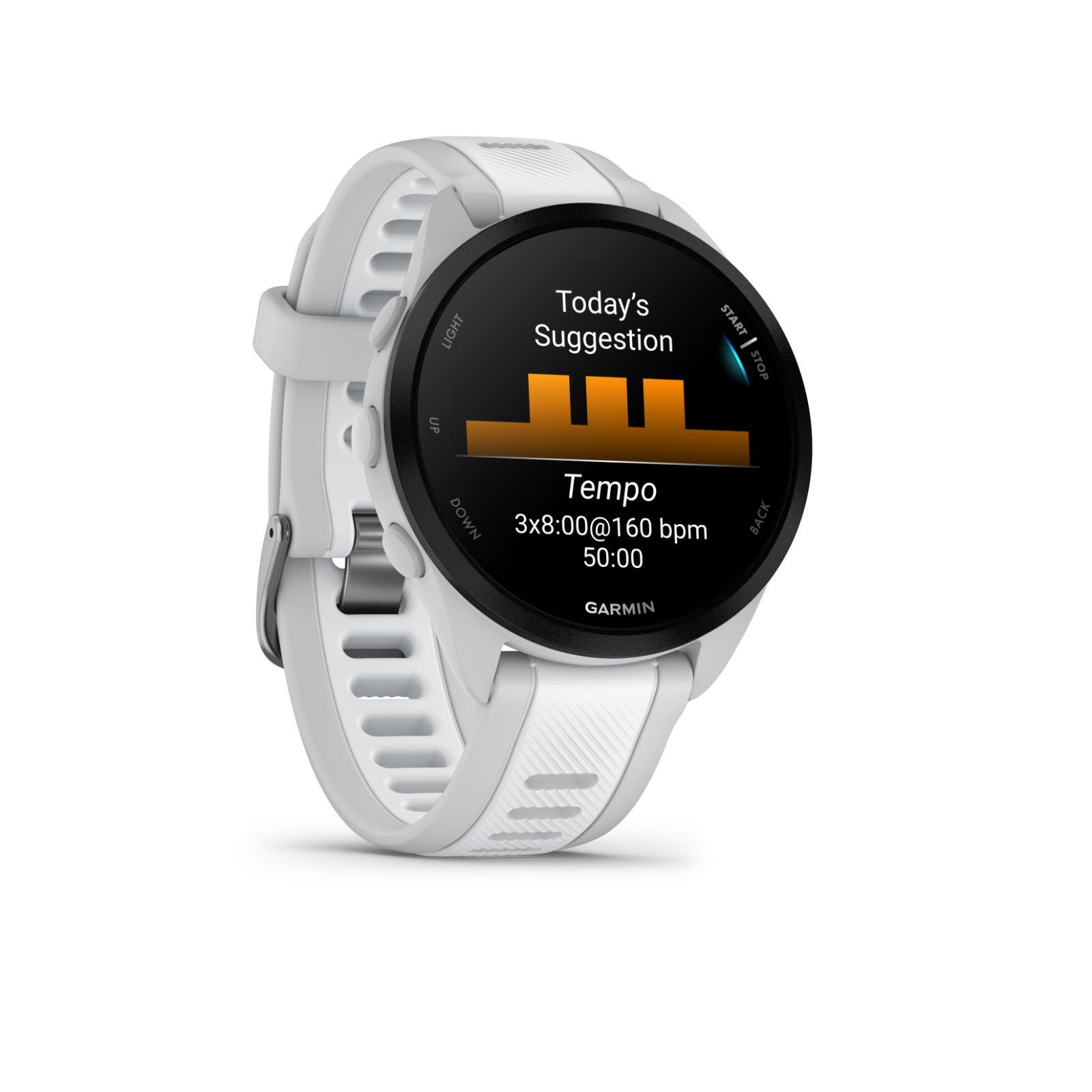 GARMIN Forerunner 165 Music ホワイト/グレー Forerunner ガーミン GPSランニングウォッチ GARMIN 165 Music