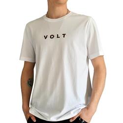 T - Volt 100% katoen padel shirt wit