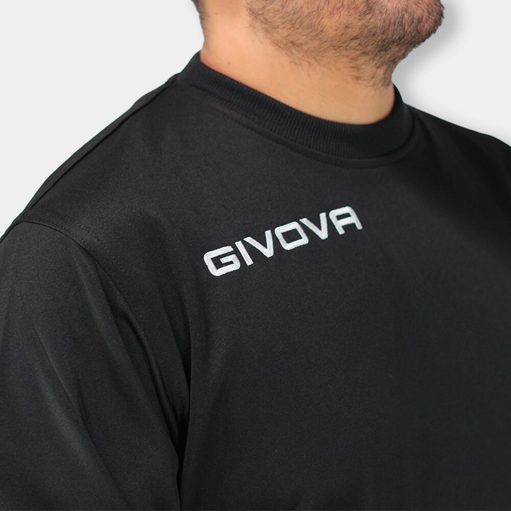 Givova One Cuello Redondo Sweat-shirt Negro 4/4