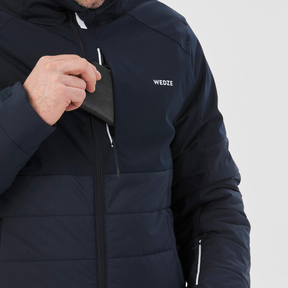 Segunda Vida - Casaco de ski Homem 100 Azul 2XL -  Muito Bom 3/5