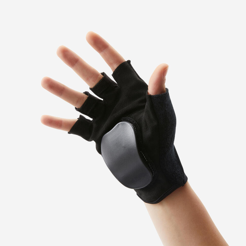 OXELO Refurbished Protective Roller Gloves MF900 - Black - B Grade