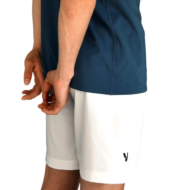 White Volt padel shorts