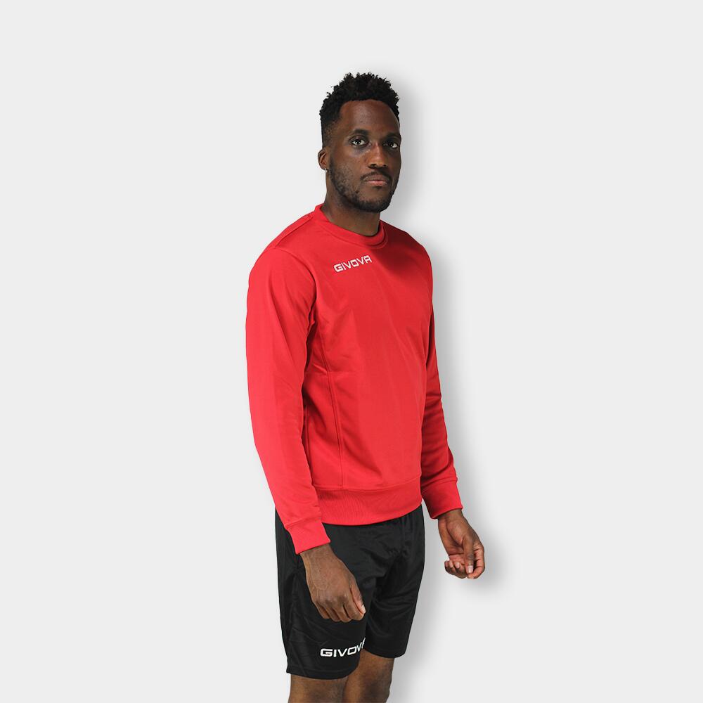 Givova One Cuello Redondo Sweat-shirt Rojo 3/4