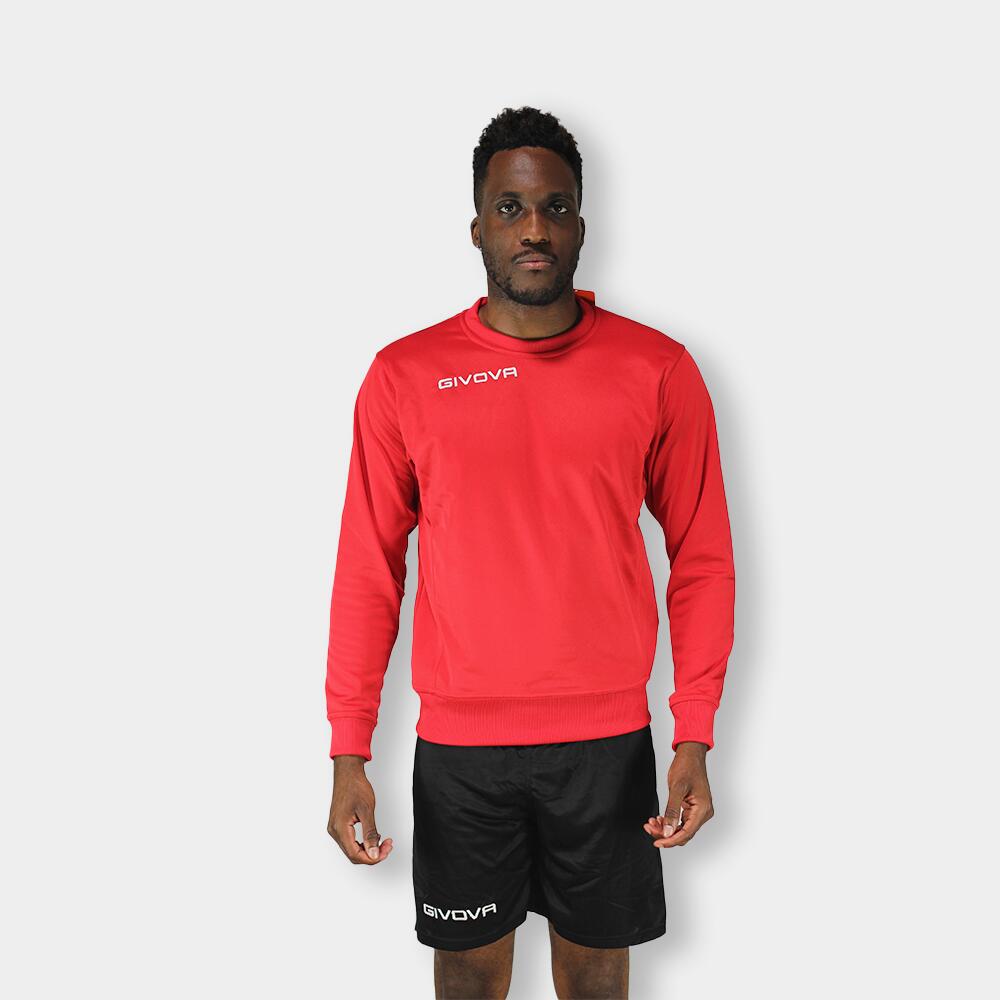 Givova One Cuello Redondo Sweat-shirt Rojo 2/4