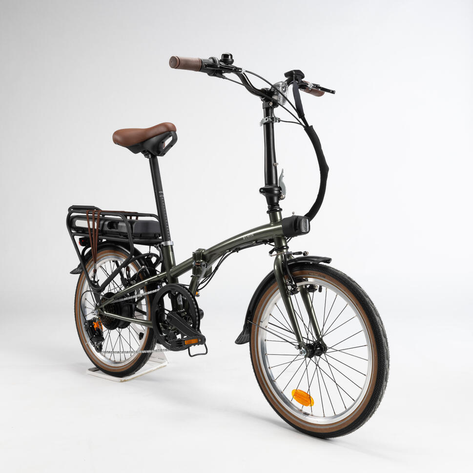 BTWIN Refurbished Electric Folding Bike E-Fold 500 - Green - C Grade