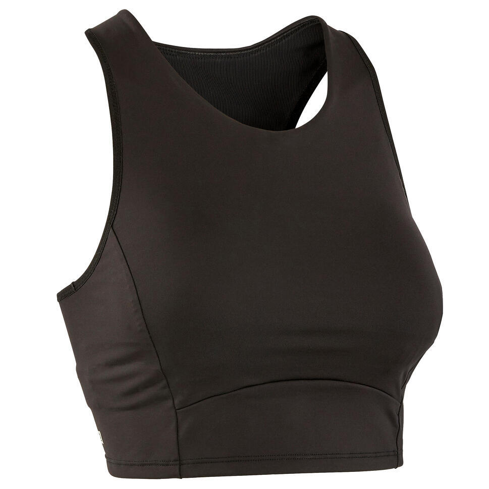 DOMYOS Refurbished Womens Medium Support Crop Top - C Grade