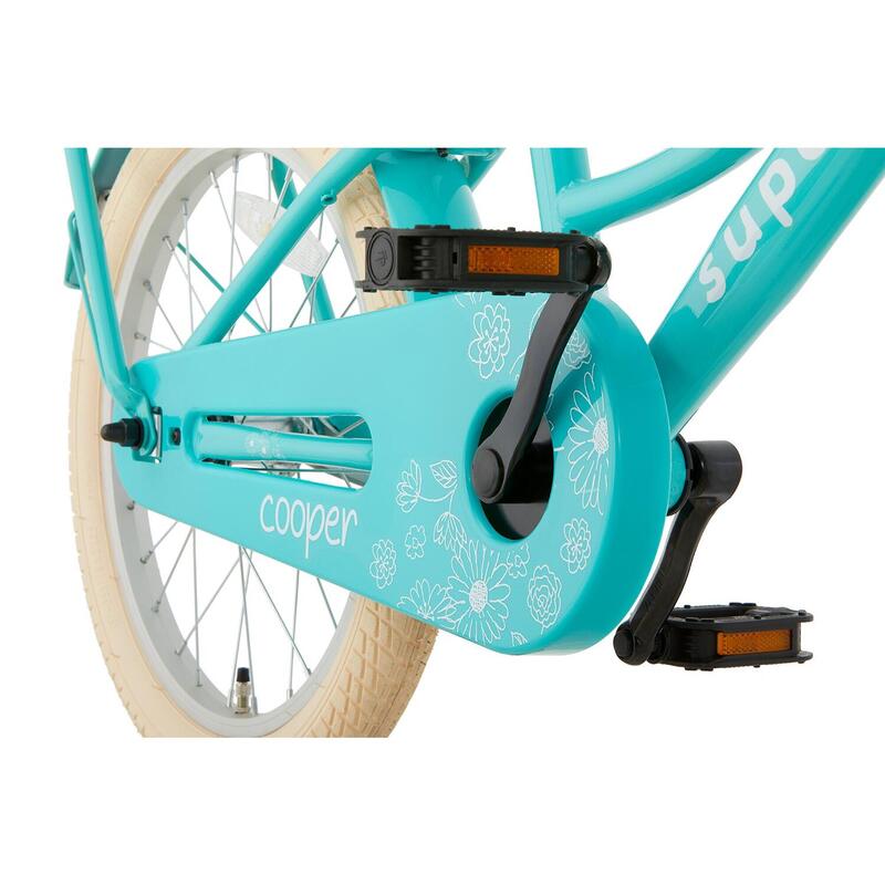 SuperSuper Cooper Kinderfiets - 18 inch - Turquoise