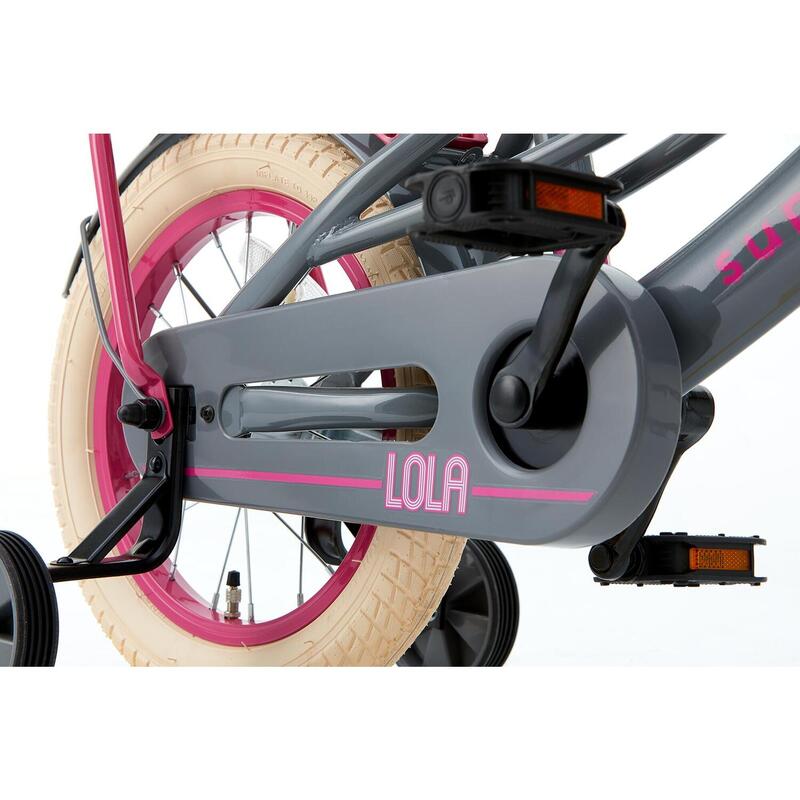 Bici Bambino SuperSuper Lola - Ragazze - Grigia / Rosa