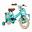 SuperSuper Cooper Kinderfiets - 12 inch - Turquoise