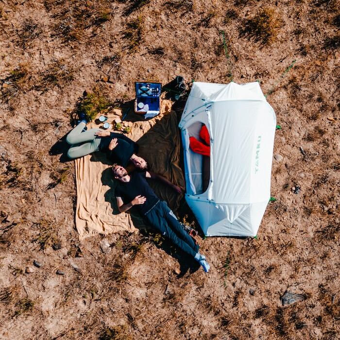 SURAN | 2 Personen Trekking-Tunnelzelt 4/7