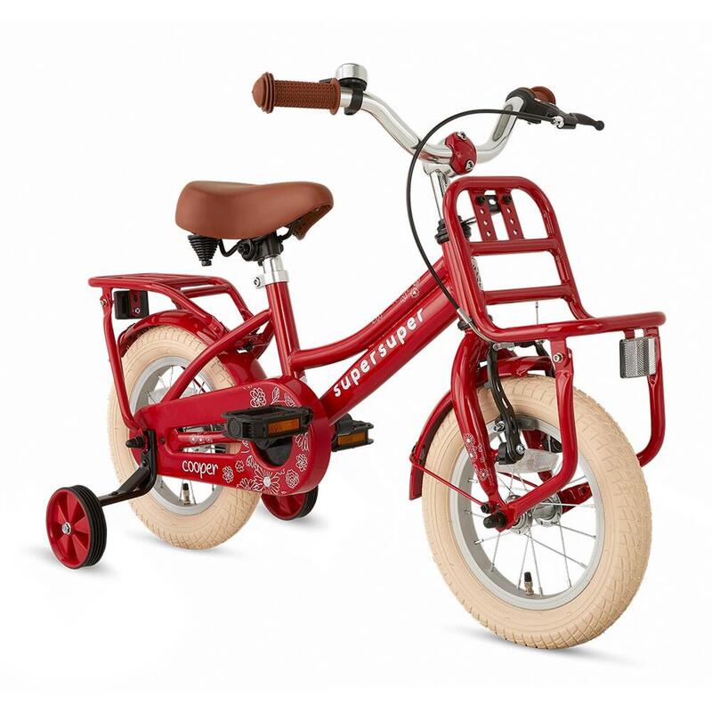 SuperSuper Cooper Kinderfahrrad Rot