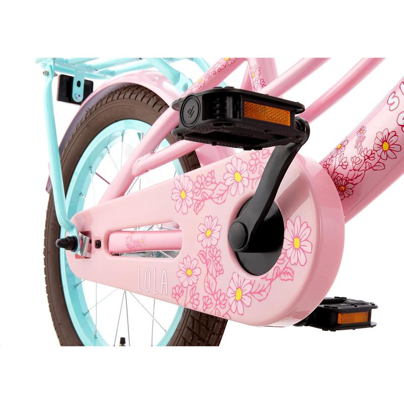 SuperSuper Lola Kinderfiets - Meisjes - 16 inch - Turquoise / Roze