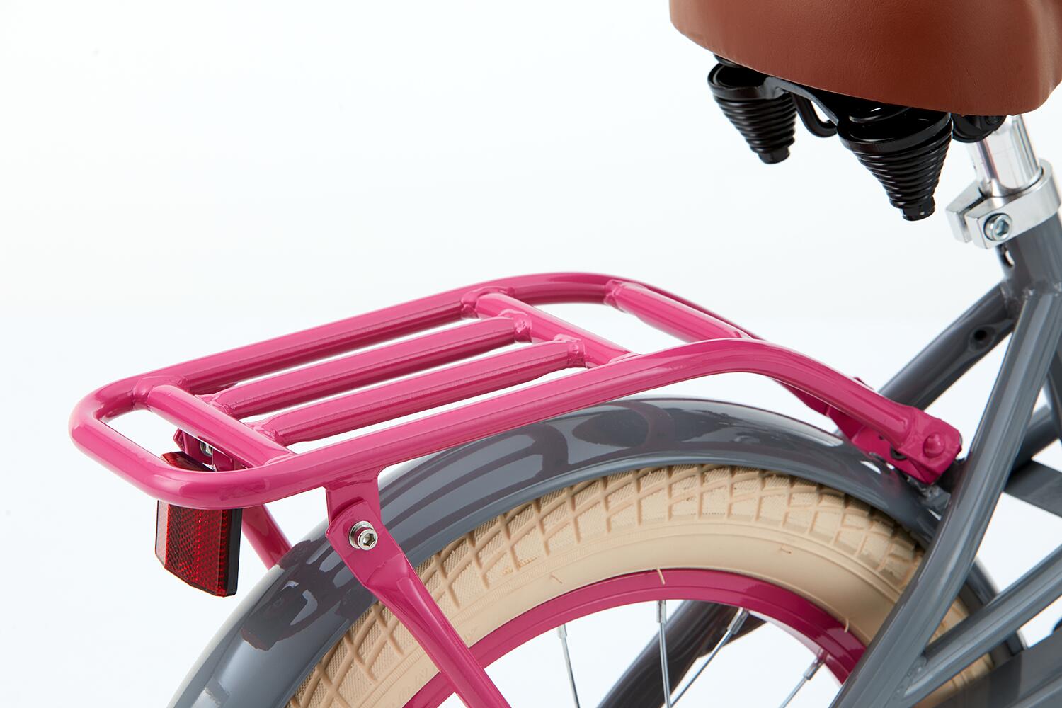 Bici Bambino SuperSuper Lola - Ragazze - Grigia / Rosa 3/6