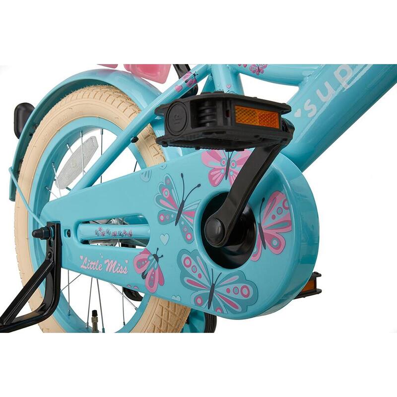 Vélo enfant SuperSuper Little Miss - 16 pouces - Turquoise