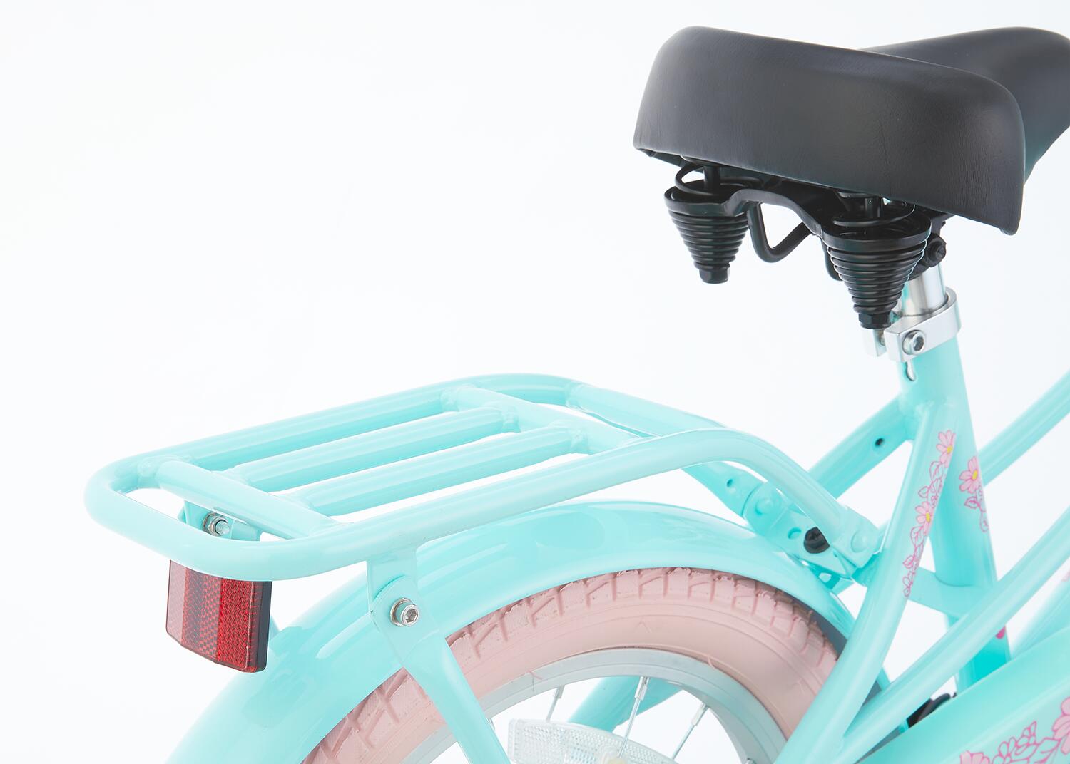 SuperSuper Lola Kinderfiets - Meisjes - 16 inch - Mint / Roze 3/4