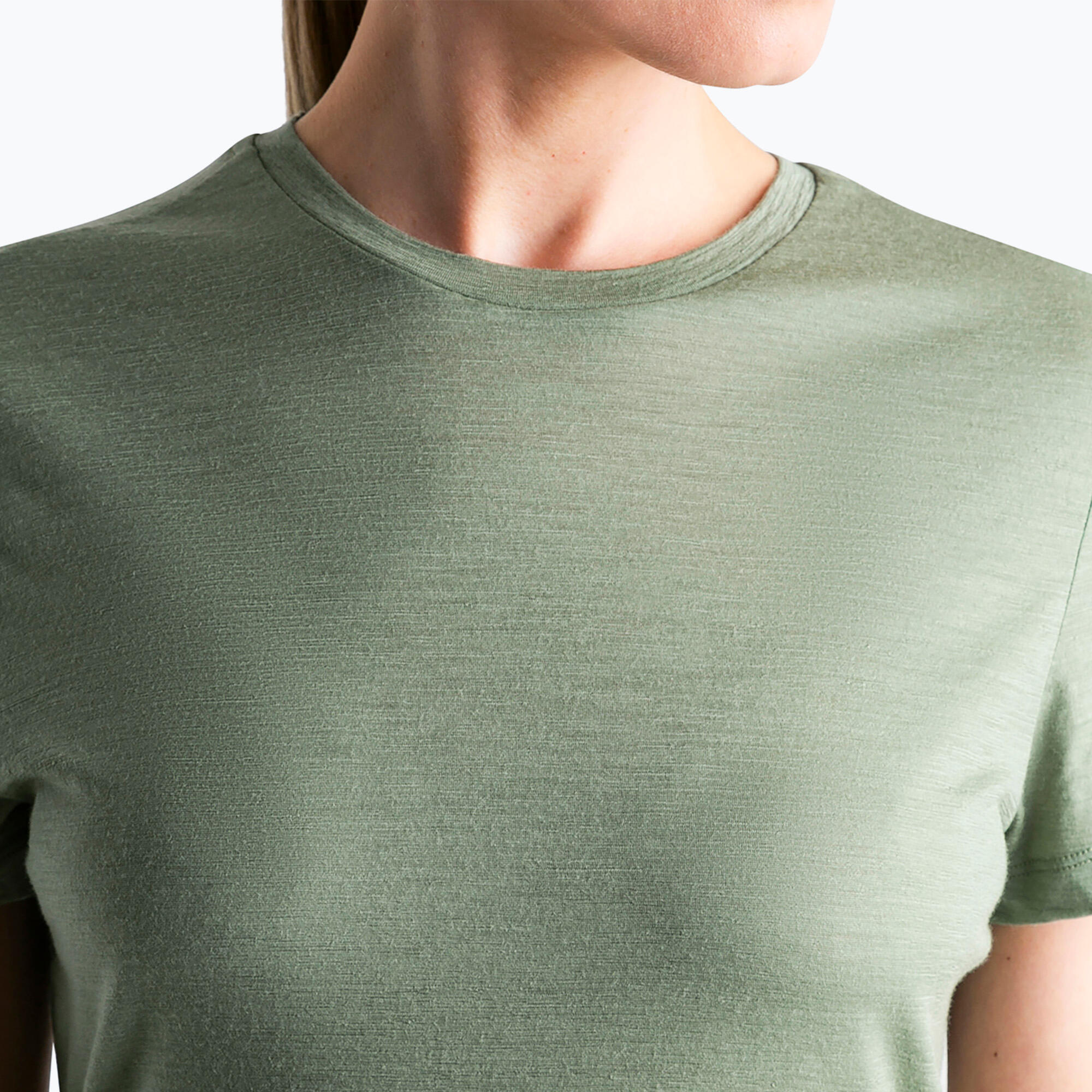 T-shirt de trekking femme Icebreaker Merino 150 Tech Lite III lichen 3/5