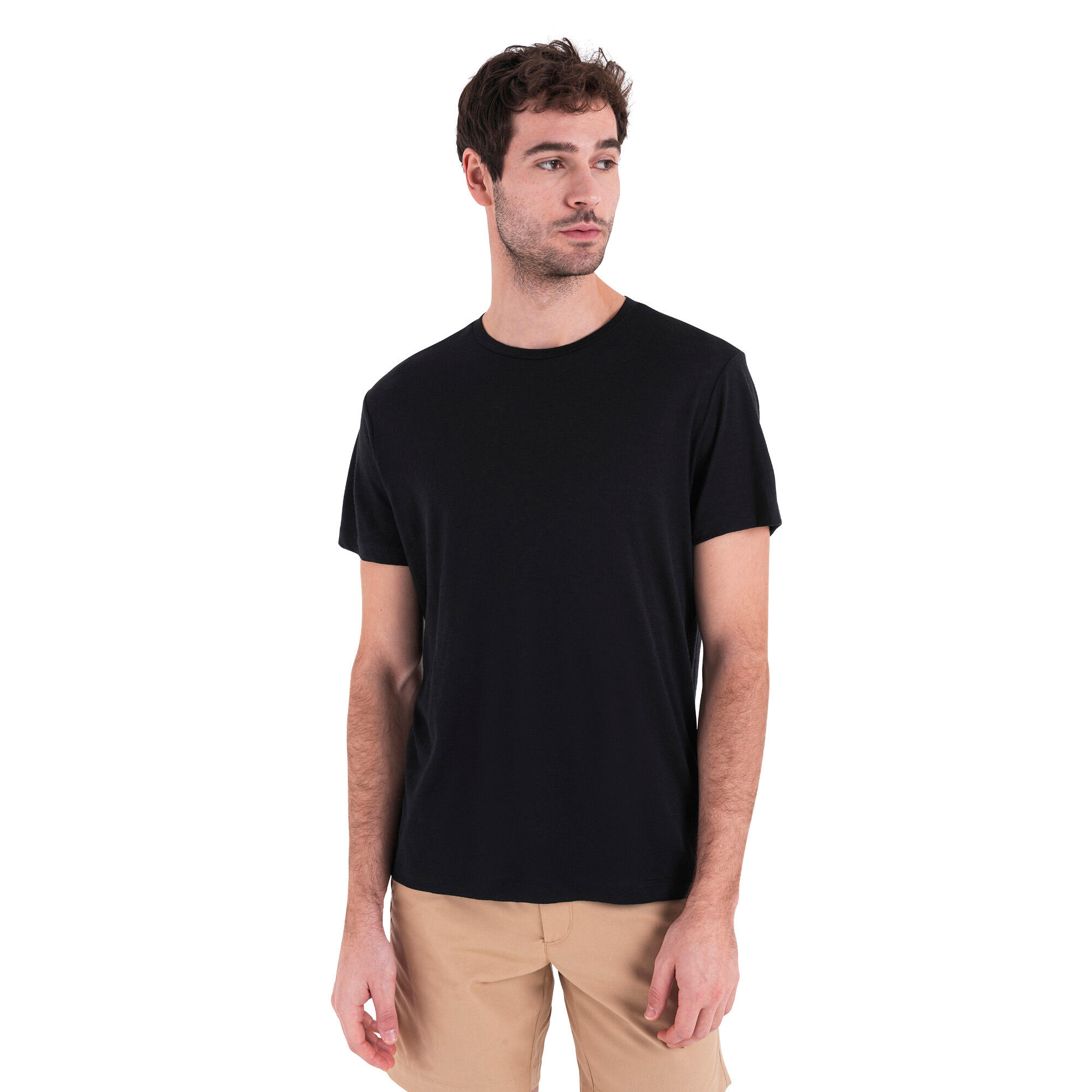 Icebreaker - Chemise De Trekking Icebreaker Merino 150 Tech Lite Iii Pour Hommes - T-shirt Manches Courtes - Noir - 38 S - Decathlon