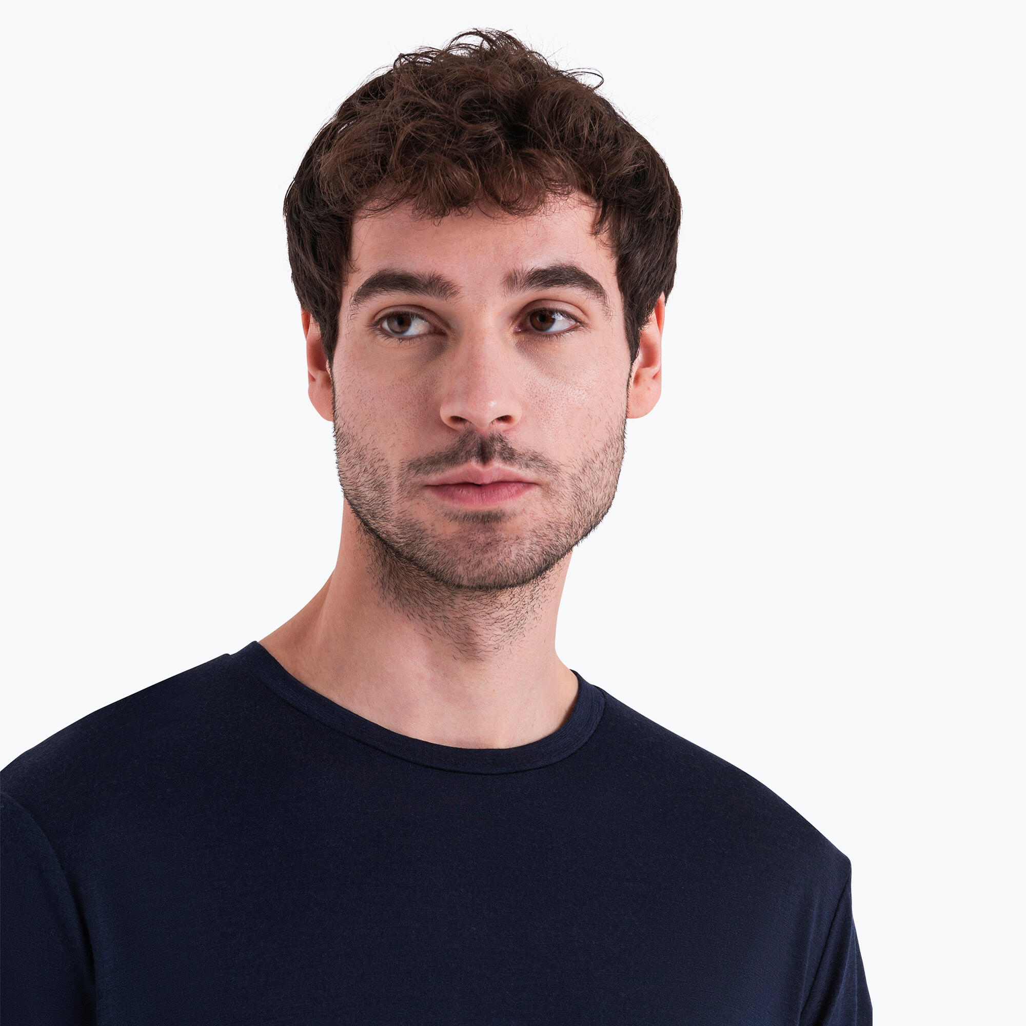 Camiseta de trekking para hombre icebreaker Merino 150 Tech Lite III night 3/5