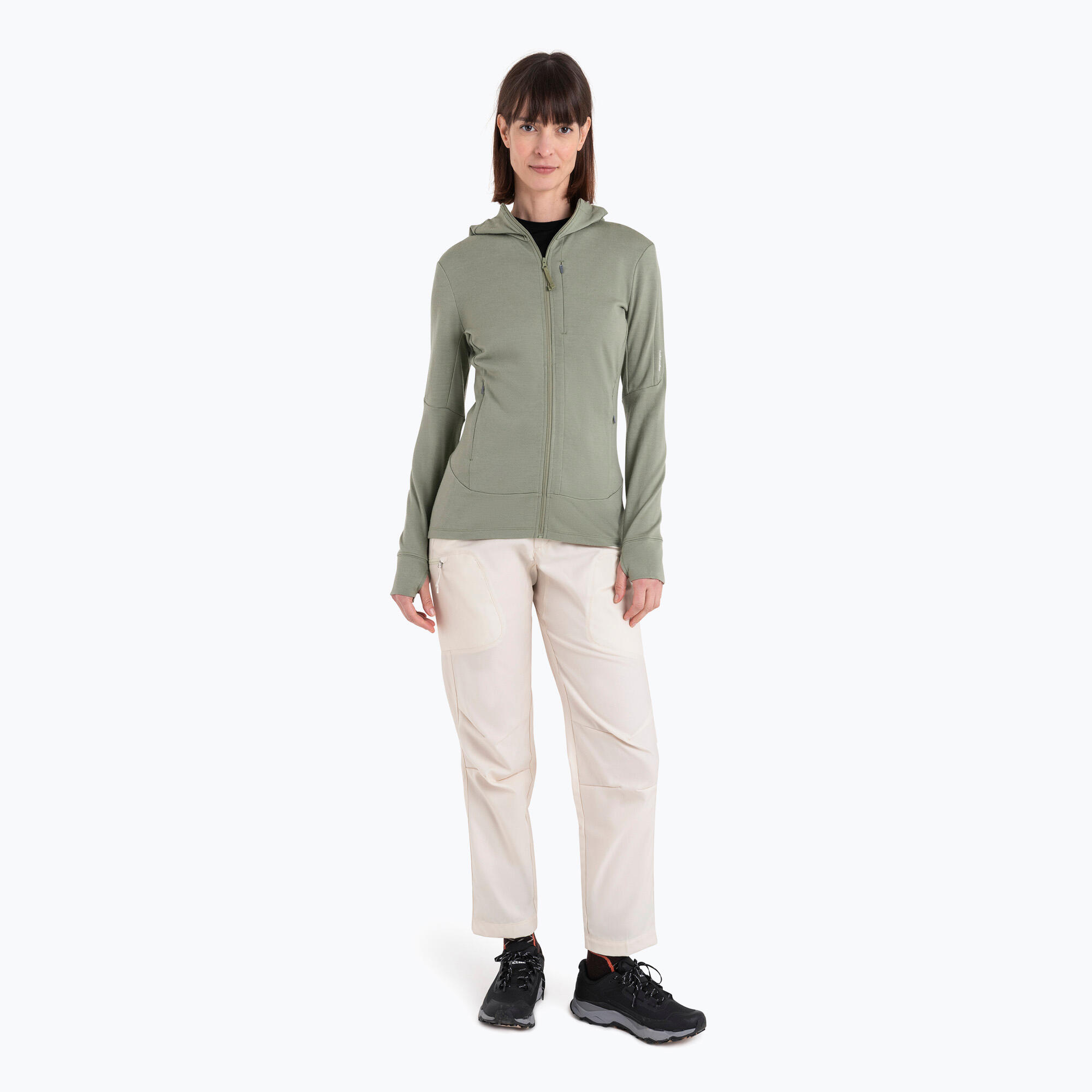 Felpa da trekking rompighiaccio da donna Merino 260 Quantum IV 2/5