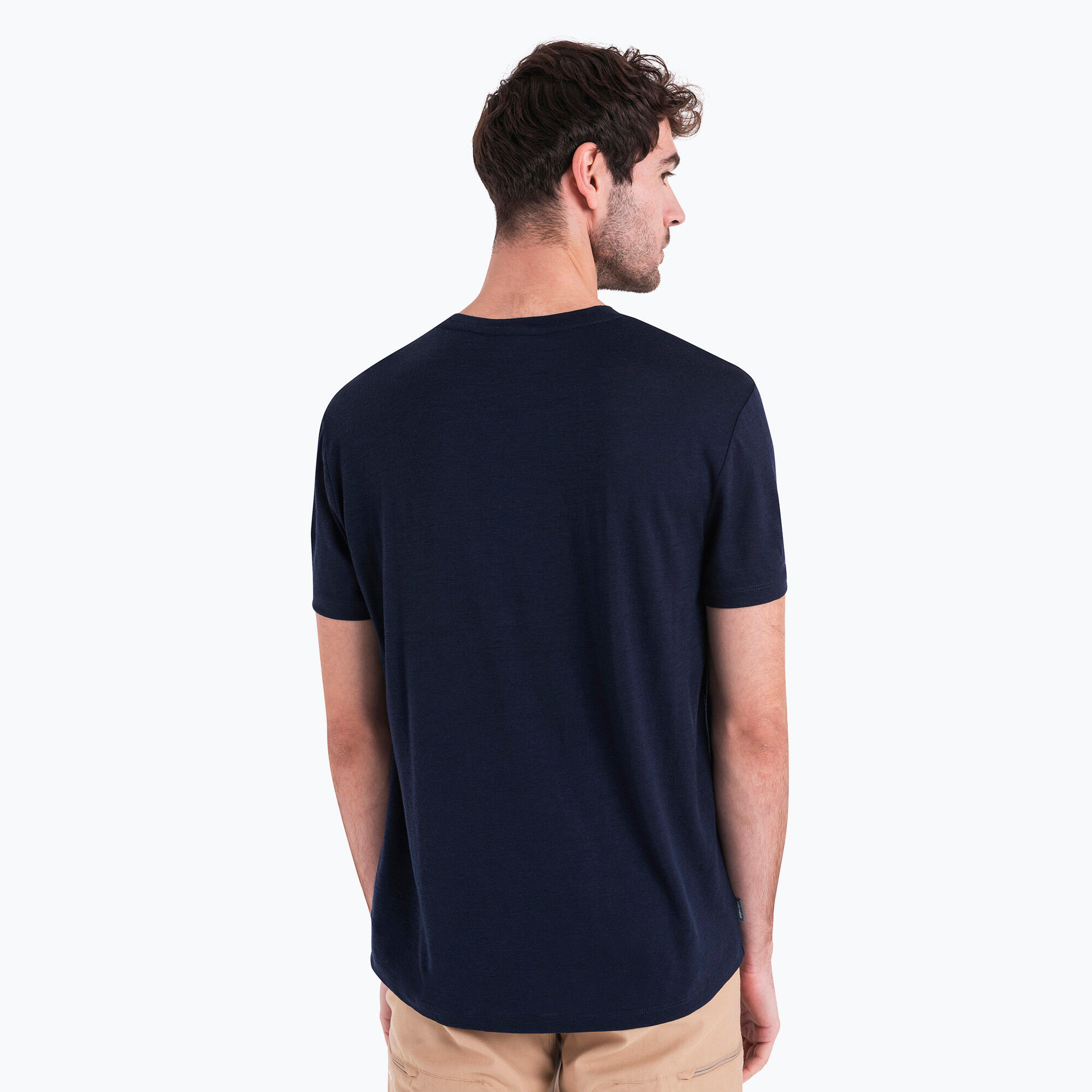 Camiseta de trekking para hombre icebreaker Merino 150 Tech Lite III night 2/5