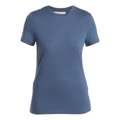 Dames trekking t-shirt icebreaker merino 150 tech lite iii dawn