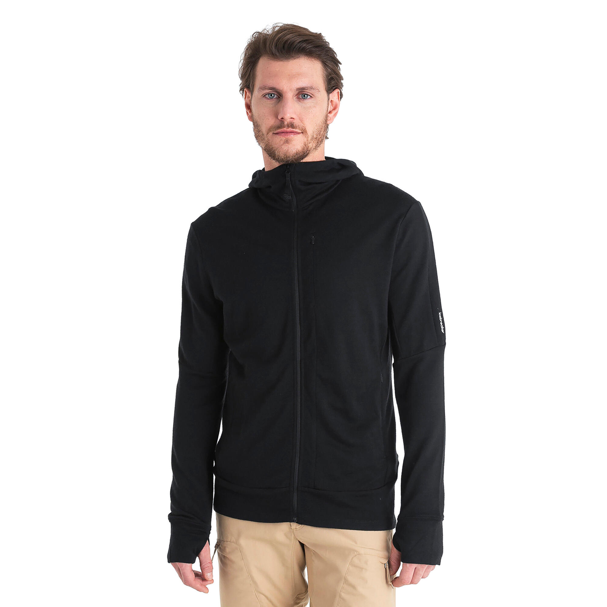 Icebreaker - Veste De Trekking Icebreaker Merino 260 Quantum Iv Pour Hommes - Sweat-shirt - Noir - 38 S - Decathlon