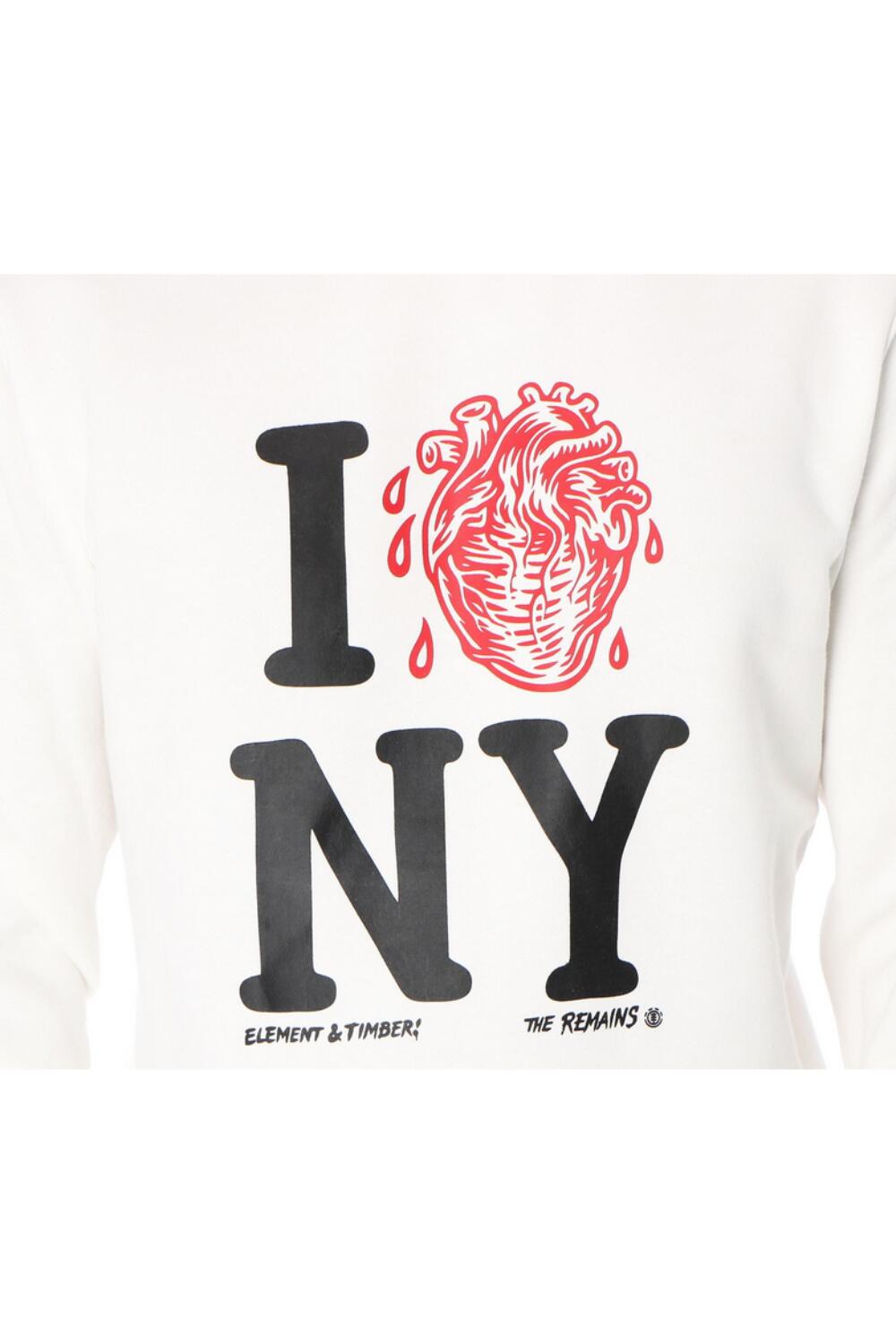 Mannen Element I Heart Crew geïsoleerd sweatshirt 3/3
