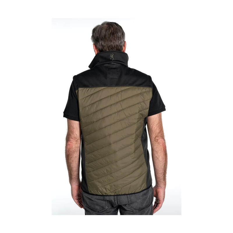Gilet De Pêche Browning Homme - Résille Vert/noir/marron - Taille 2XL