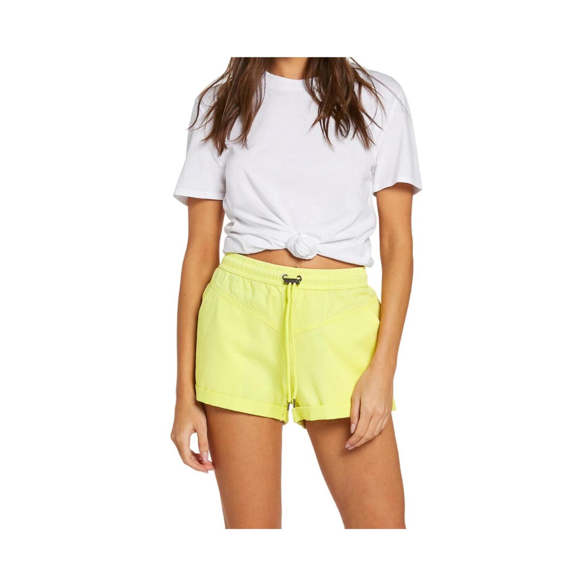 Volcom - Short De Sport Volcom Coco Twill Pour Femme - Short - Jaune - 38 S - Decathlon