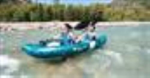 Tahaa 2 Person Inflatable Touring Kayak - Blue 4/4