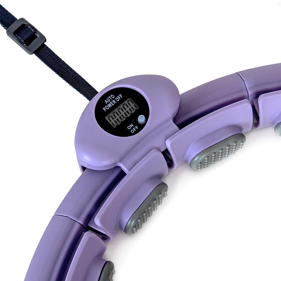 Hula hop z licznikiem, wypustkami i obciążnikiem Sapphire SG-067 5/7