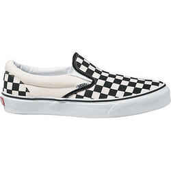 Vans UY Classic Slip-On Sneakers (Checkerboard) Black/White - Kids