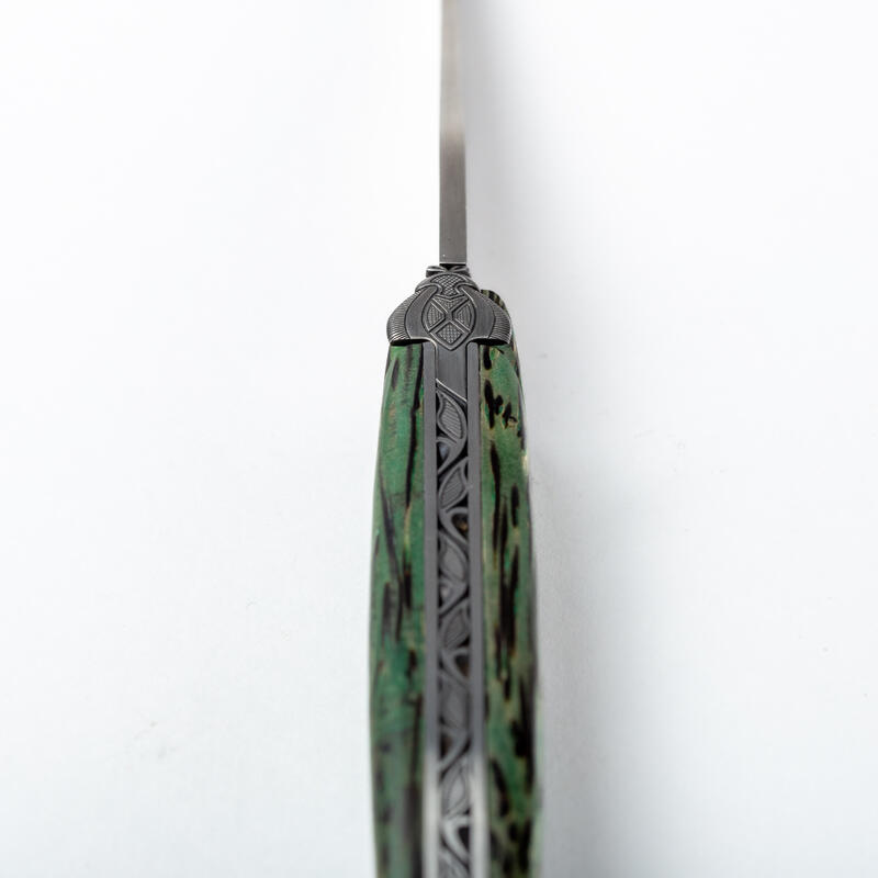 Laguiole Village Taschenmesser mit Palmenholz Griff in 12cm Gr.los