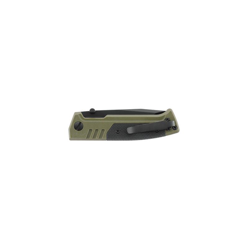 Walther PDP Einhandmesser mit Tantoklinge aus D2-Stahl in Olive