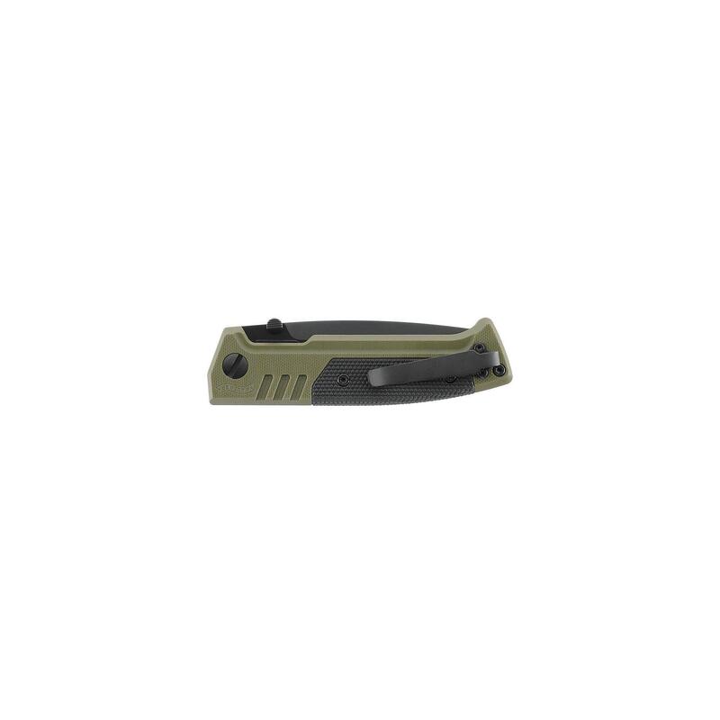 Walther PDP Einhandmesser mit Spear-Point-Klinge aus D2-Stahl in Olive