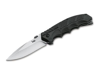 Heckler & Koch SFP Tactical Folder Einhandmesser mit Gummirten Griff