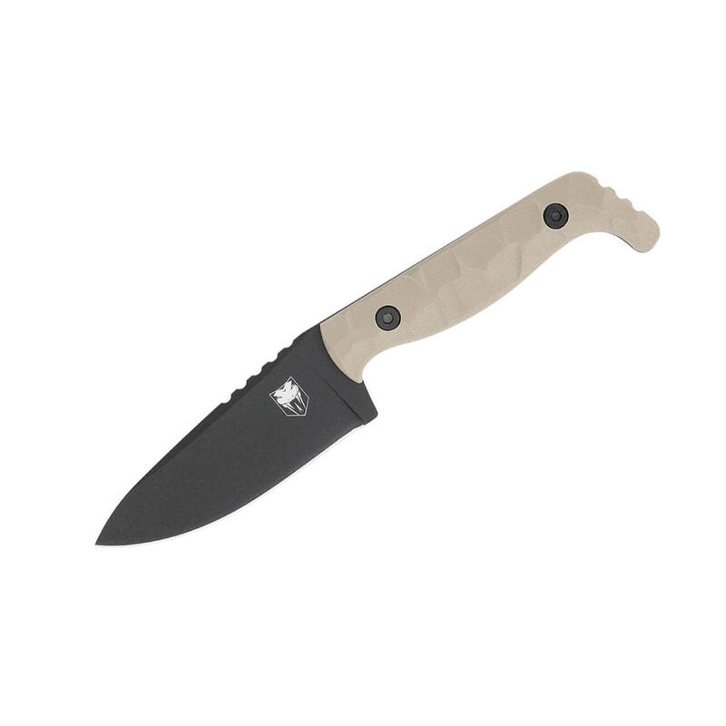 CobraTec Kingpin G10 Tan feststehendes Messer mit Kydexscheide