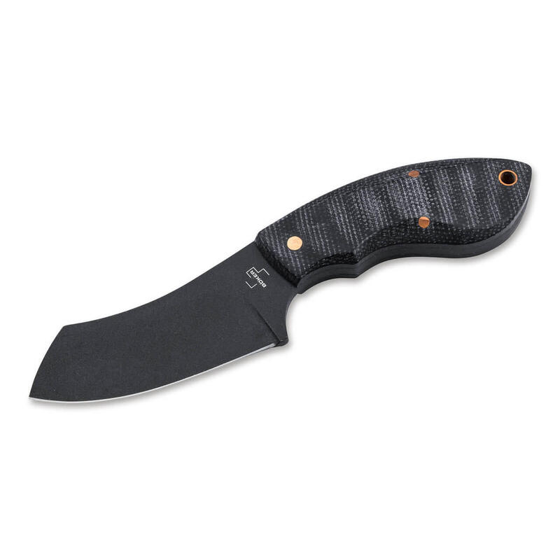 Böker Plus Rhino black Copper Feststehndes Messer mit Micarta Griff