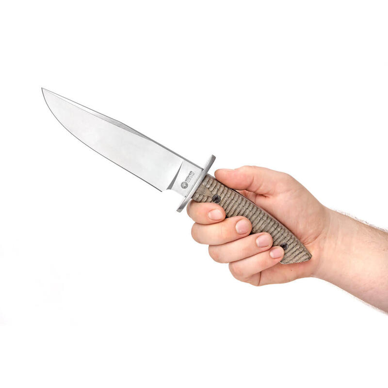 Böker Arbolito Esculta Micarta feststehendes Messer mit Scheide
