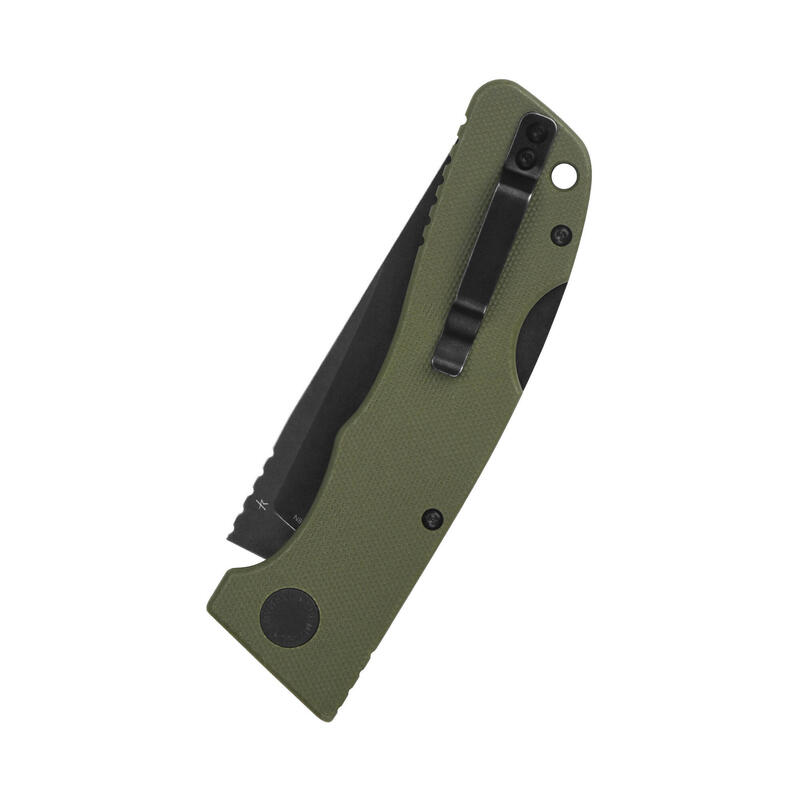 Schnitzel KVAR G10 Grün Taschenmesser mit Hosenclip