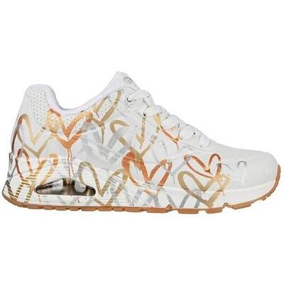 Schoenen universeel voor vrouwen skechers metallic love