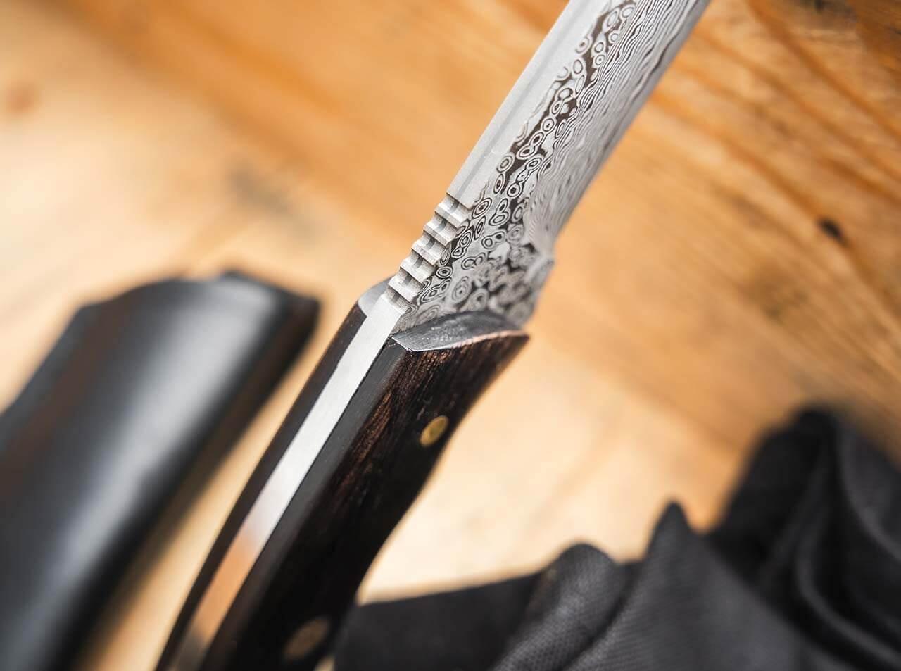 Magnum Vernery Damast Knife feststehendes Messer mit Scheide 5/5