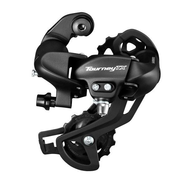 TOURNEY TX RD-TX800 achterderailleur 7/8-speed zwart