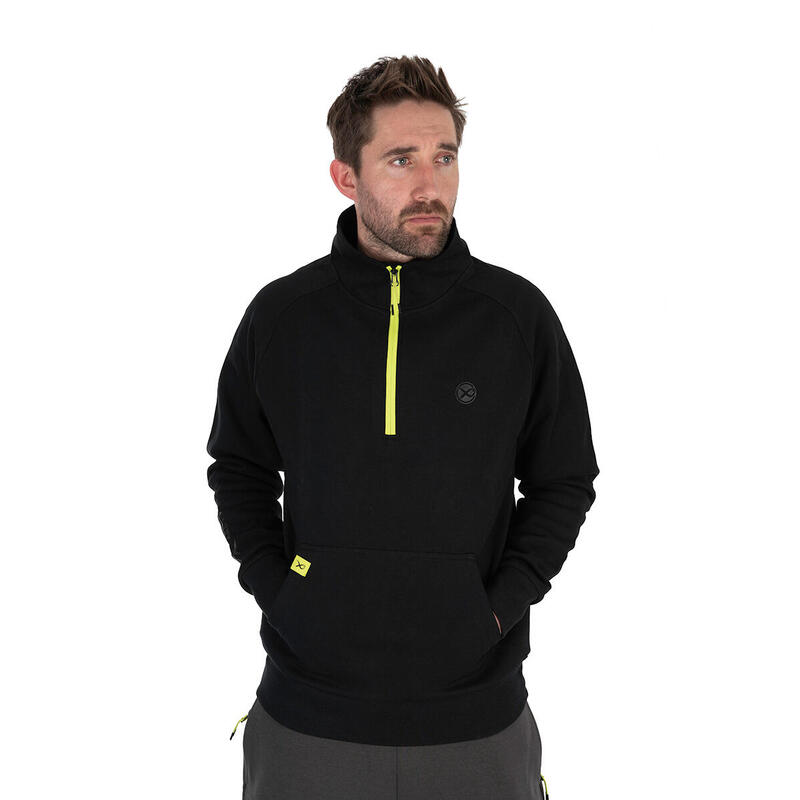 Matrix 1/4 Zip Sweat Black / Lime (Black Edition) XXX-Large