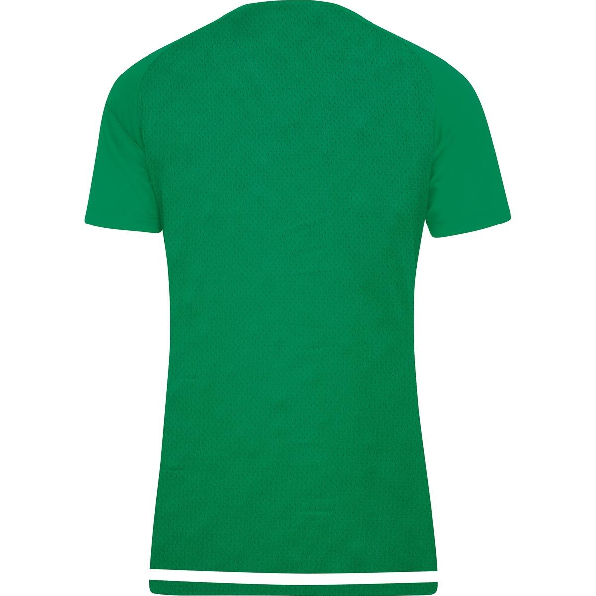 Jako Striker 2.0 Maillot Manches Courtes Femmes - Blanc / Vert Sport 2/5