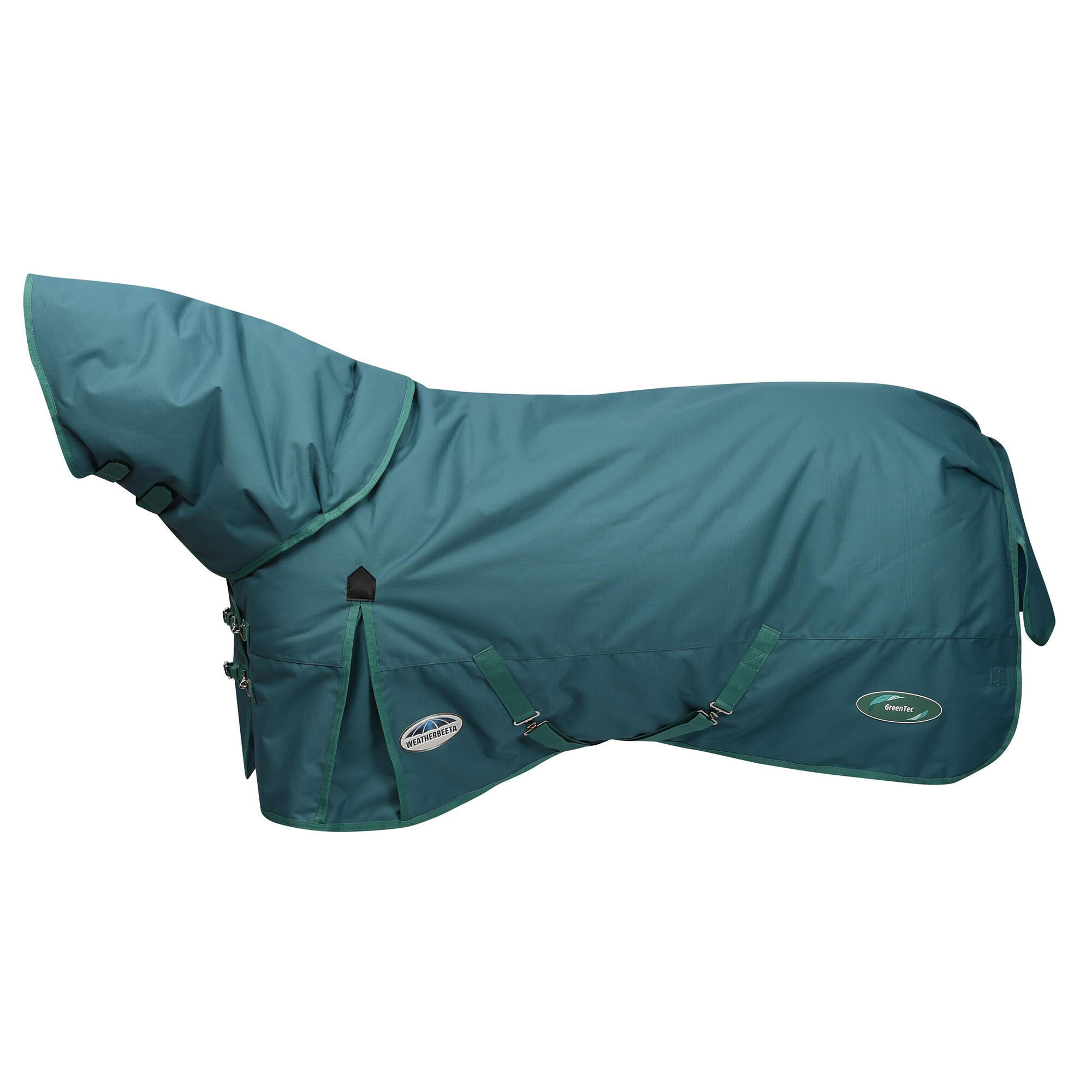 GreenTec 1200D Detachable Neck Heavyweight 360g Horse Turnout Rug