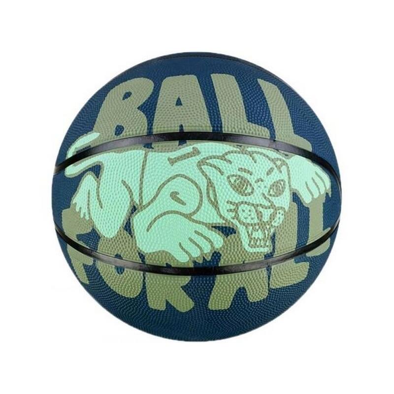 Ballon de basket PLAYGROUND (Bleu / Jaune)