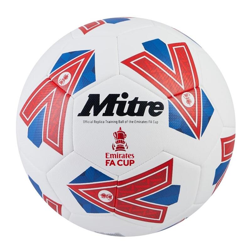 Ballon de foot pour entraînement FA CUP 20232024 (Blanc / Rouge / Bleu)