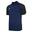 "Total" Poloshirt für Training Kinder Marineblau/Dunkel-Marineblau/Weiß
