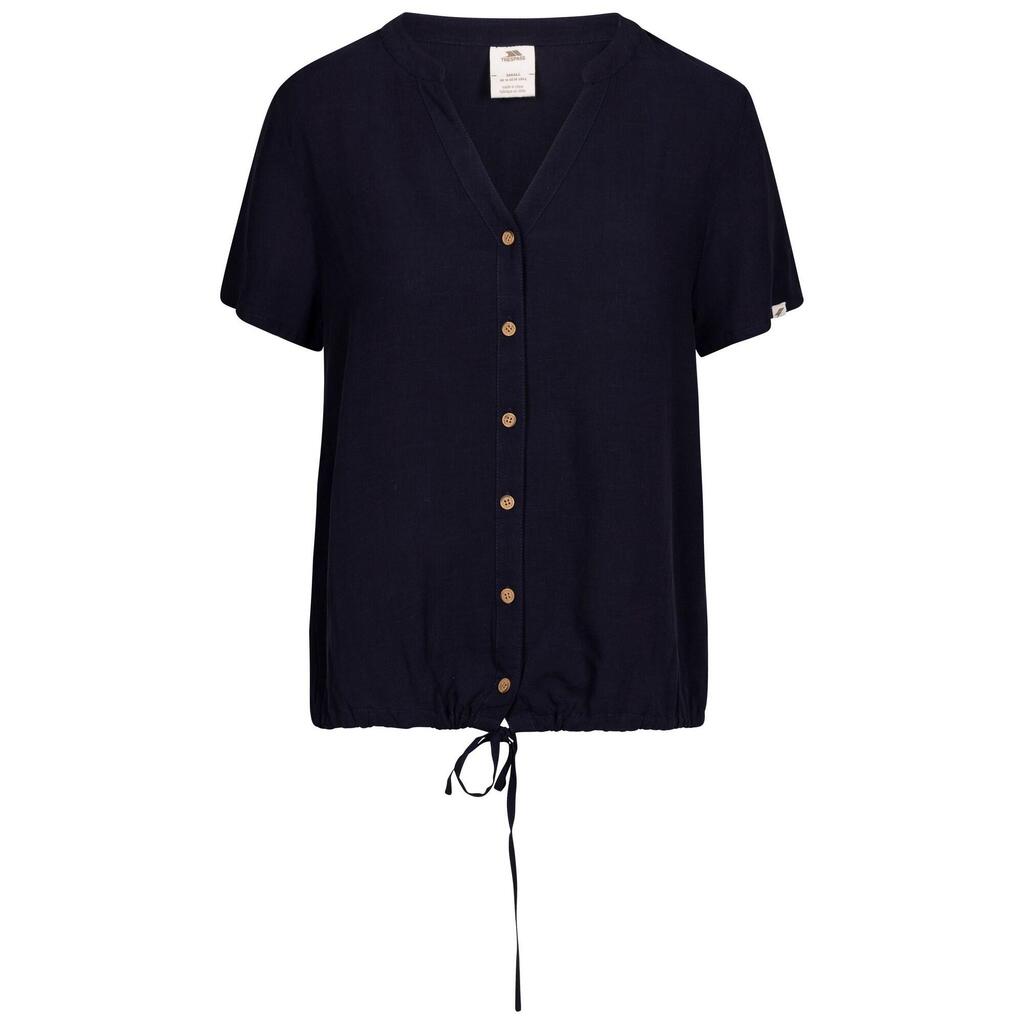 Womens/Ladies Beatrice Top (Navy)